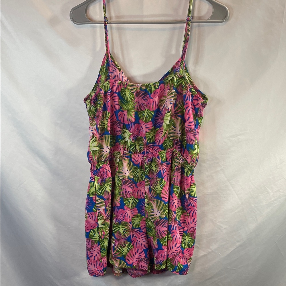 Sans Souci Tropical Leaf Print Jumpsuit - Picture 12 of 12